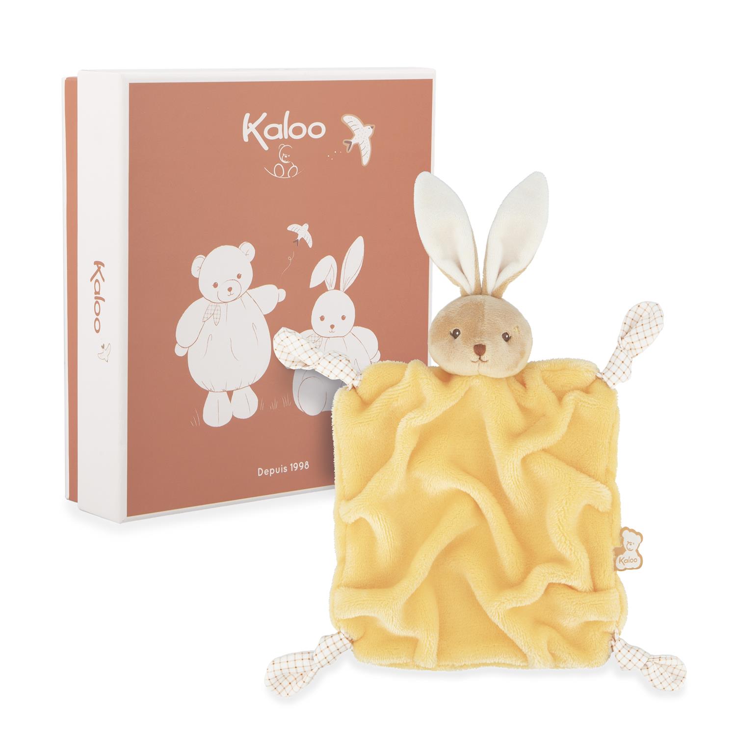 Doudou Lapin JAUNE Kaloo