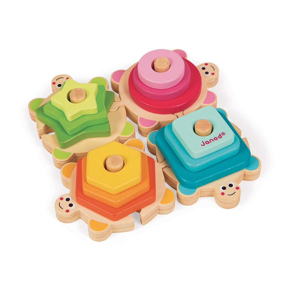 Empilable Tortues MULTICOLORE Janod