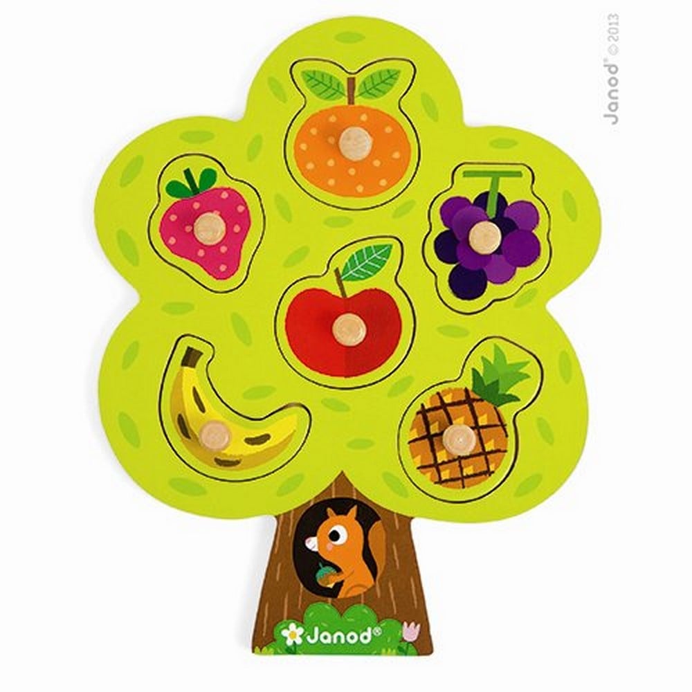 Puzzle Arbre Gourmand MULTICOLORE Janod