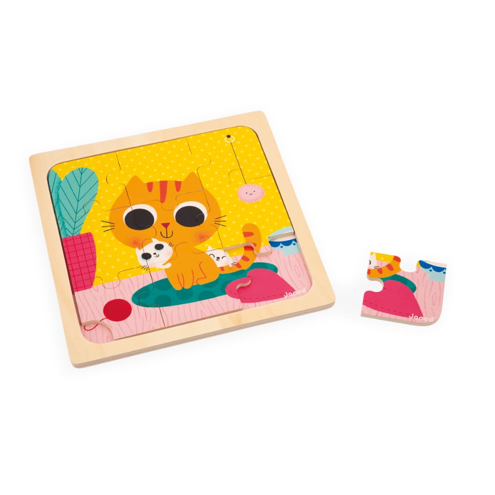 Puzzle chat peanut MULTICOLORE Janod