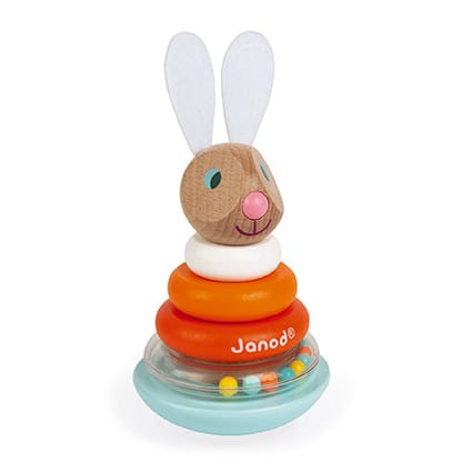 Culbuto empilable Janod Lapin MULTICOLORE Janod
