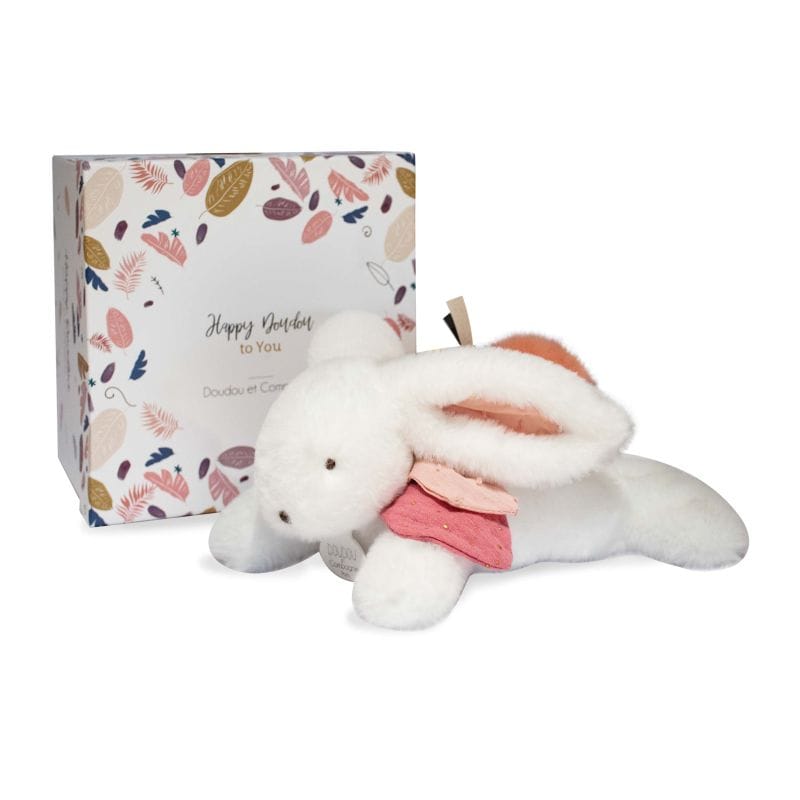 Doudou pantin Happy Boho BLANC Doudou & Compagnie