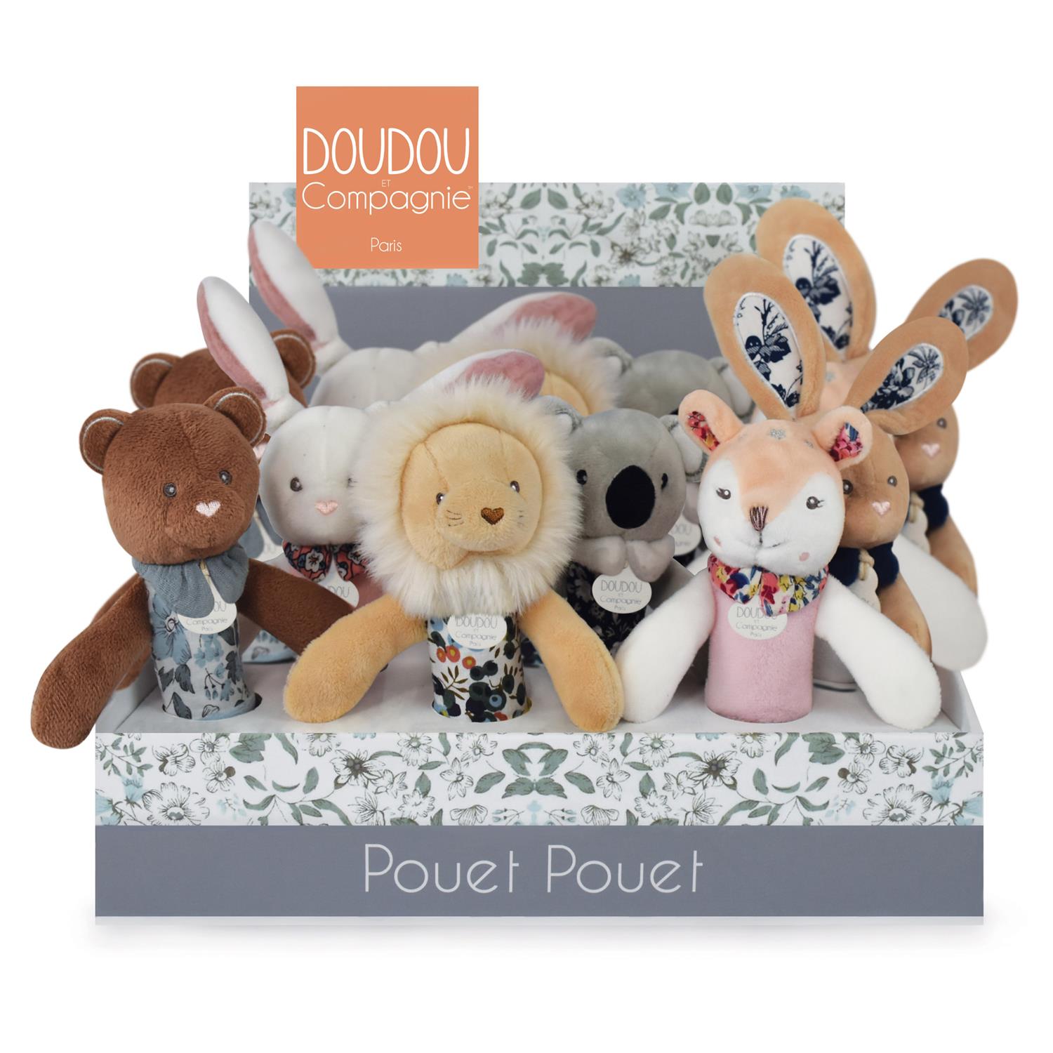 Display pouet-pouet MULTICOLORE Doudou & Compagnie