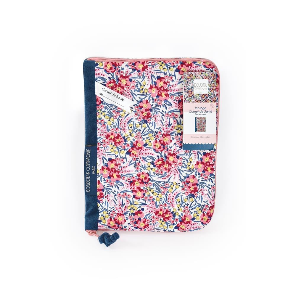 Protège carnet de santé BOH'AIME BLEU Doudou & Compagnie