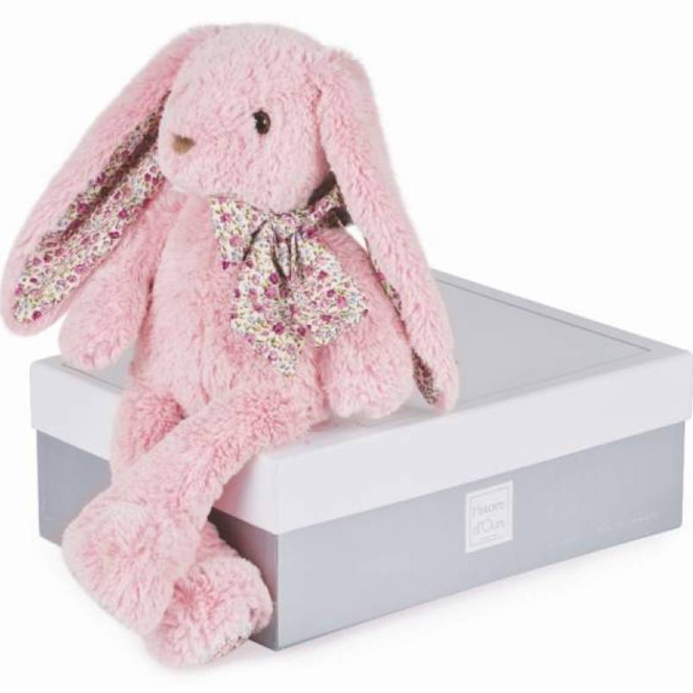 Peluche Peluche Lapin ROSE Histoire d'Ours