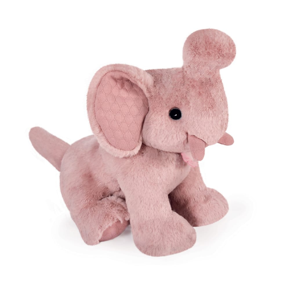 Peluche Preppy chic éléphant ROSE Histoire d'Ours