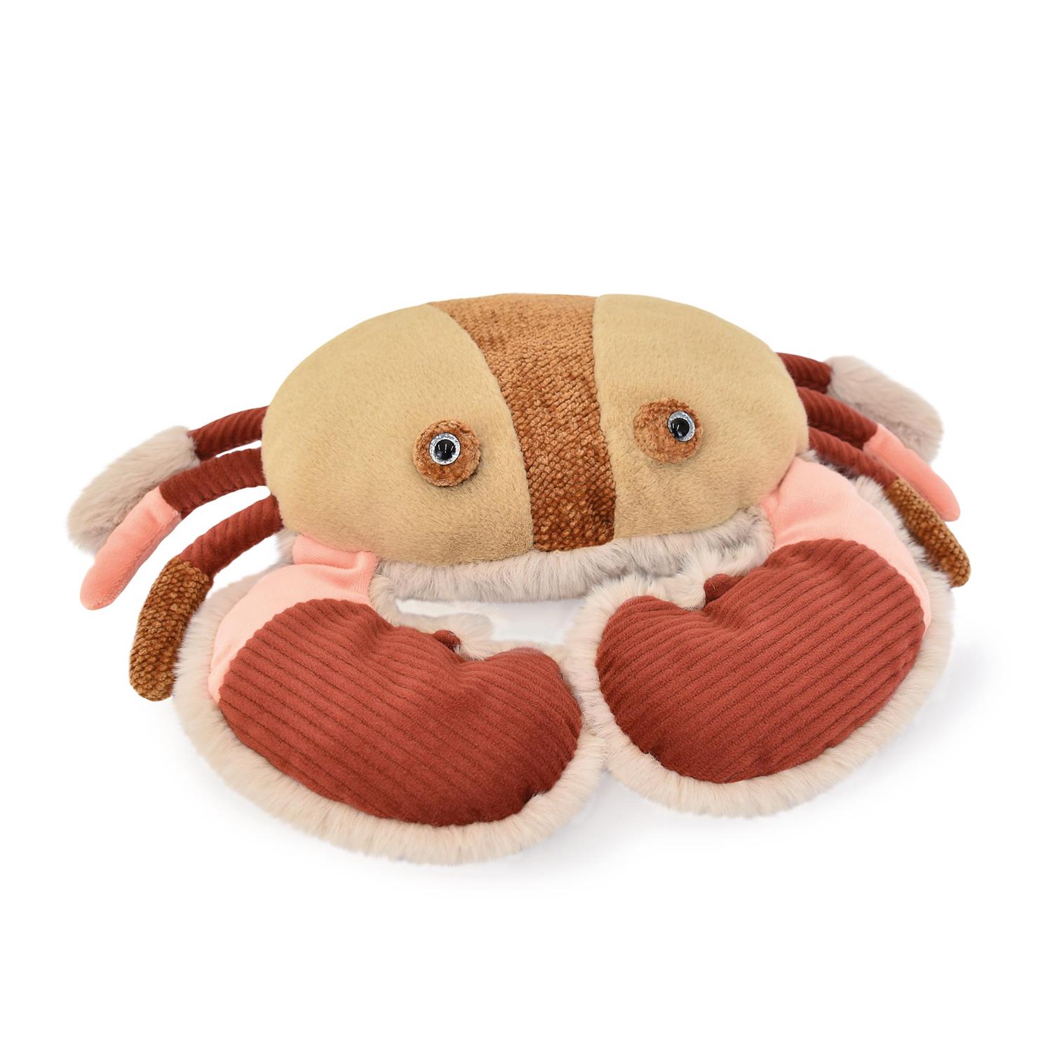 Peluche trésors marins Crabe BEIGE Doudou & Compagnie