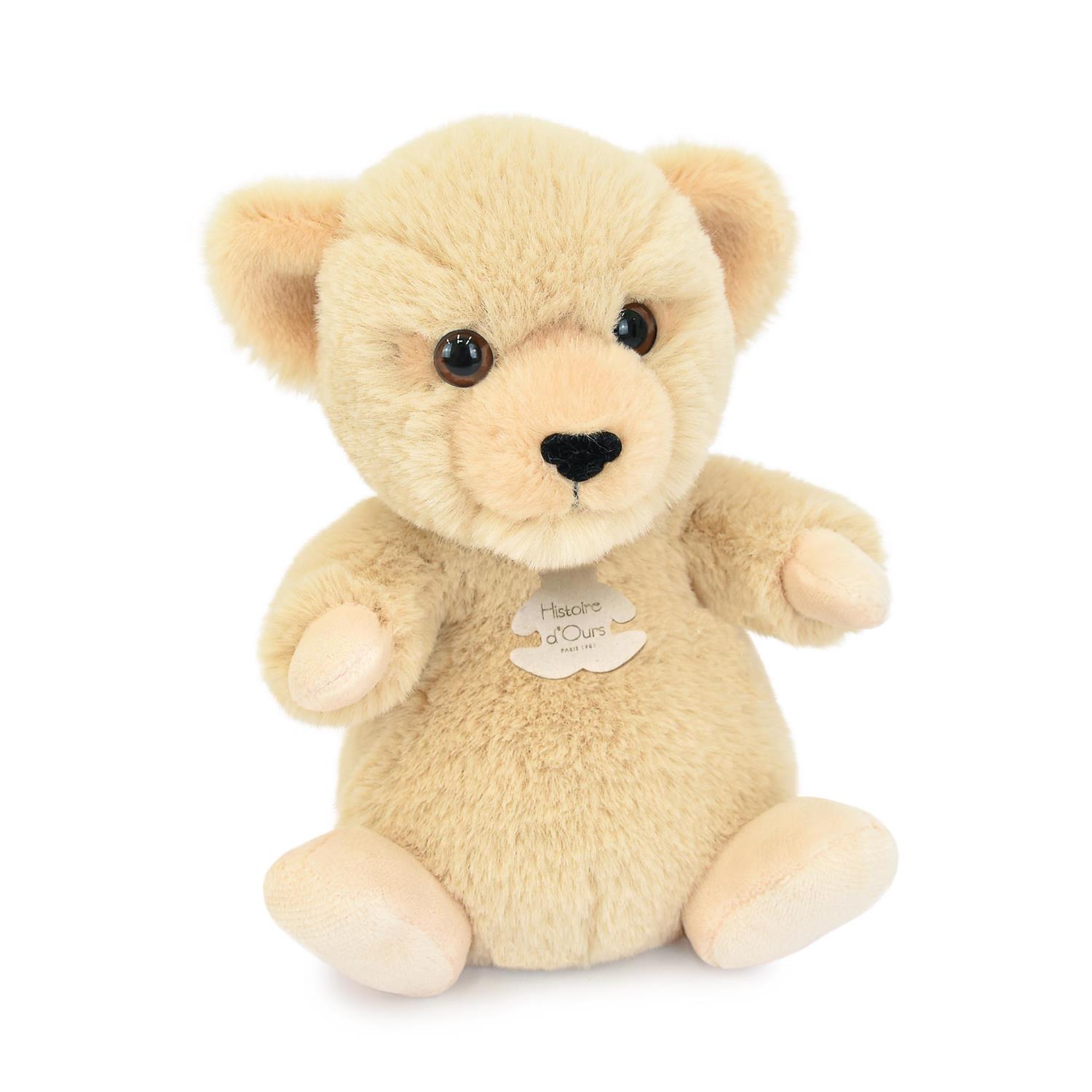 Peluche les doux stretch Lionceau BEIGE Doudou & Compagnie