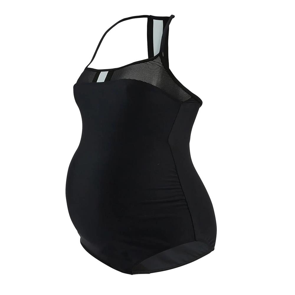 Maillot de bain maternité 1 pièce Roxana NOIR Cache cœur