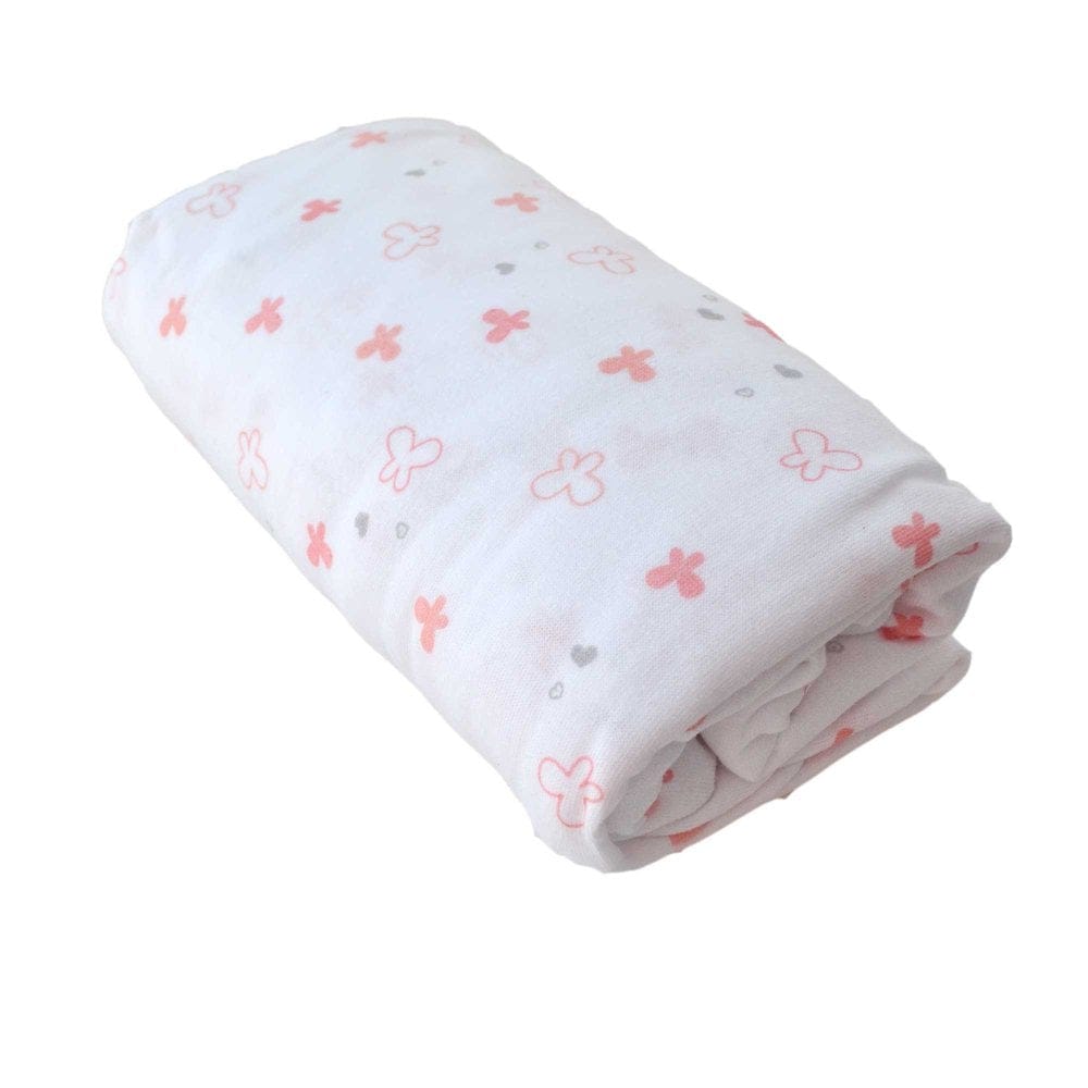 Drap-Housse Imprimé ROSE Mon P'tit Dodo