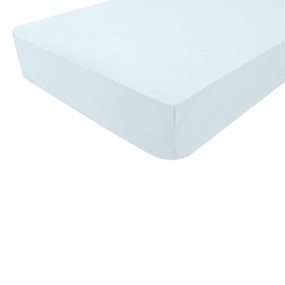 Drap housse Jersey BLEU Domiva