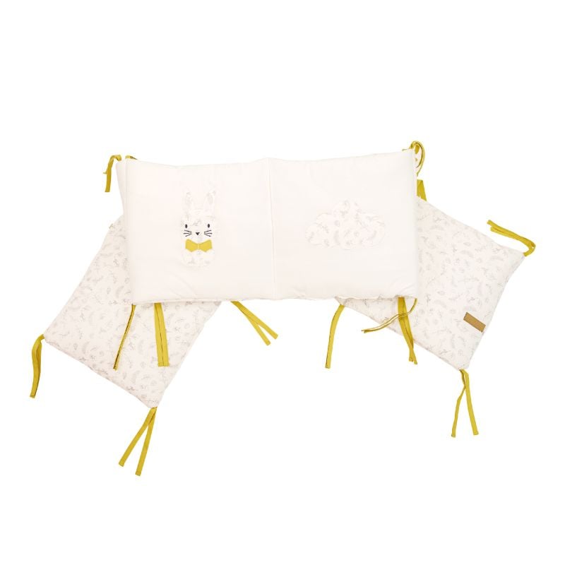 Tour de lit leafy bunny MULTICOLORE Domiva