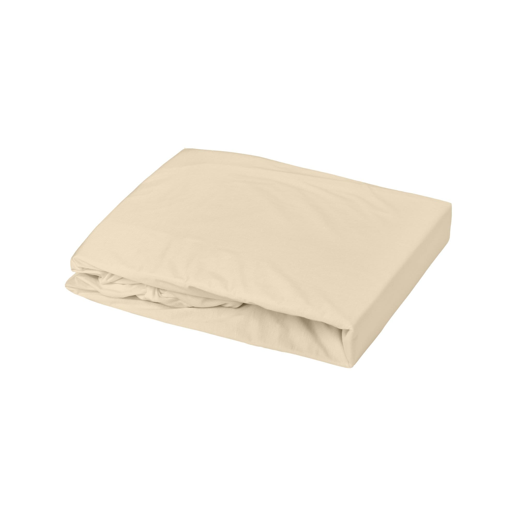 Drap housse Jersey BEIGE Domiva