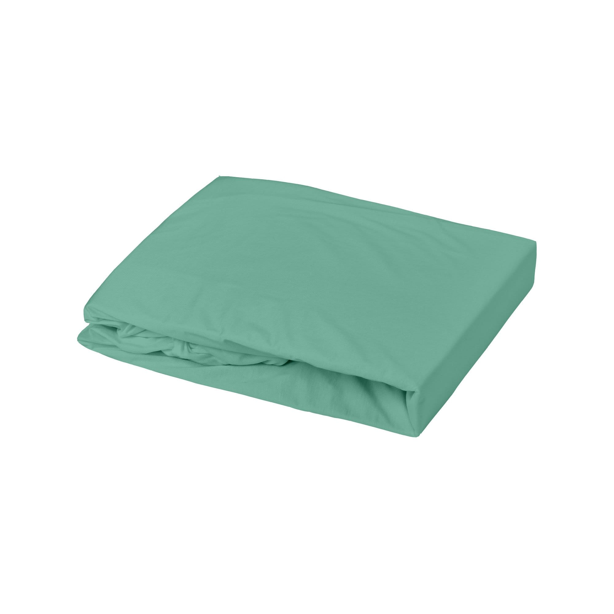 Drap housse Jersey VERT Domiva