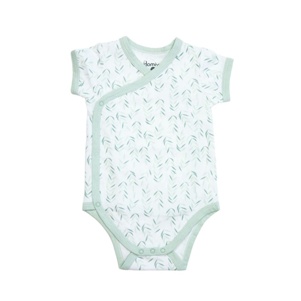 2 Bodys Manches Courtes VERT Domiva