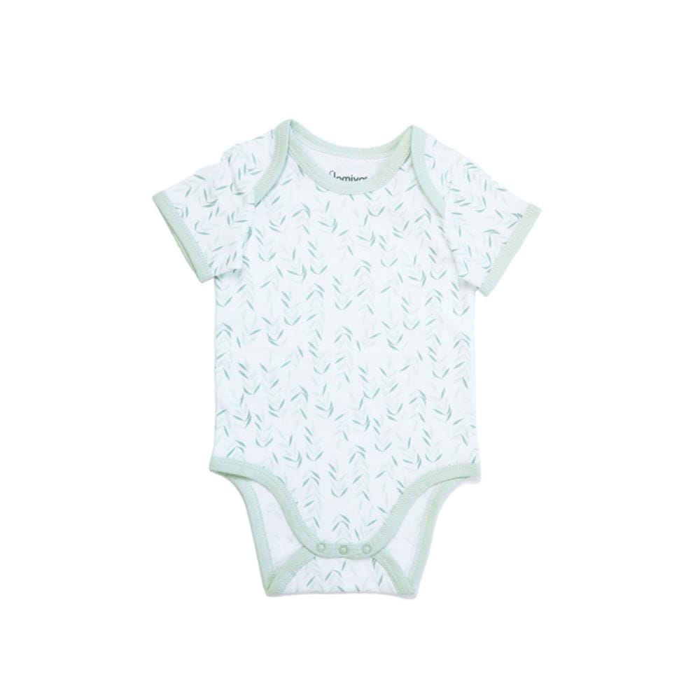 2 Bodys Manches Courtes VERT Domiva