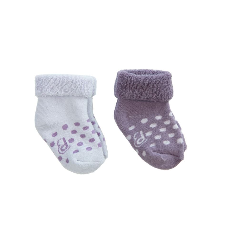 2 paires chaussettes lilas ROSE Domiva