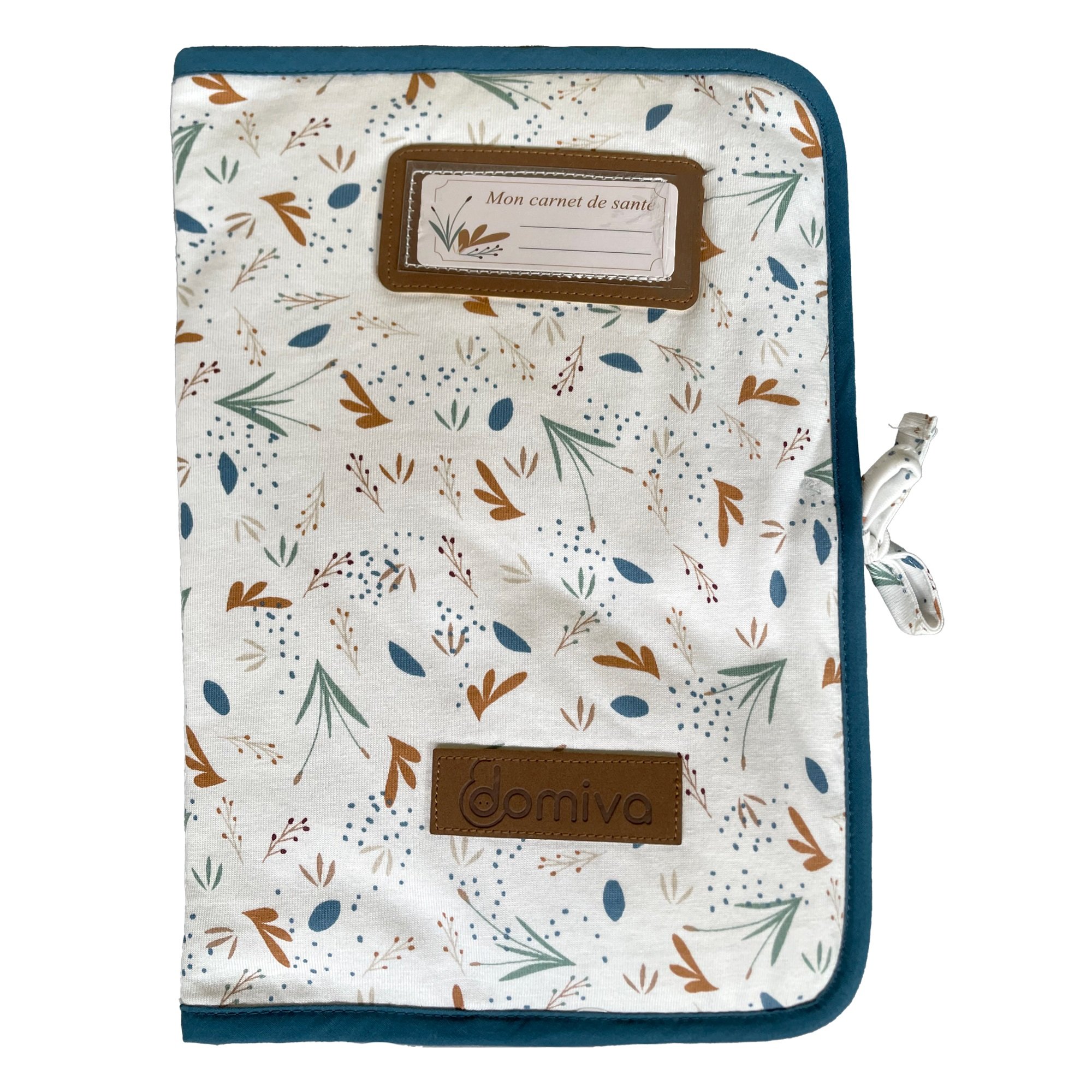 Protege carnet de sante imprime au fil de l'eau MULTICOLORE Domiva