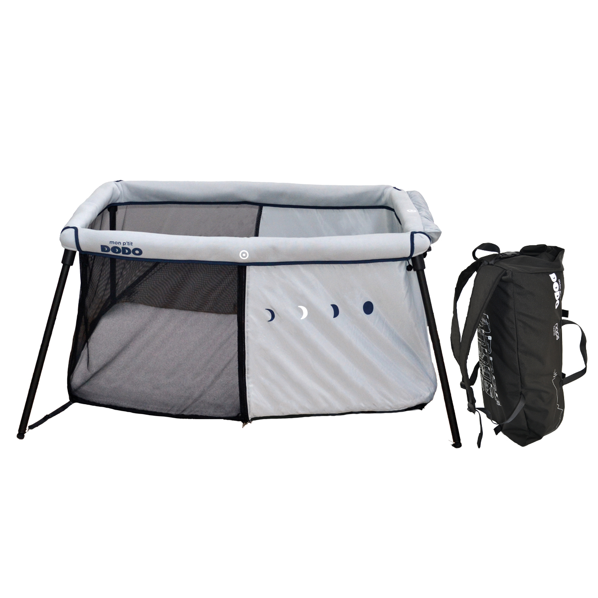 Lit nomade Naos GRIS Mon P'tit Dodo