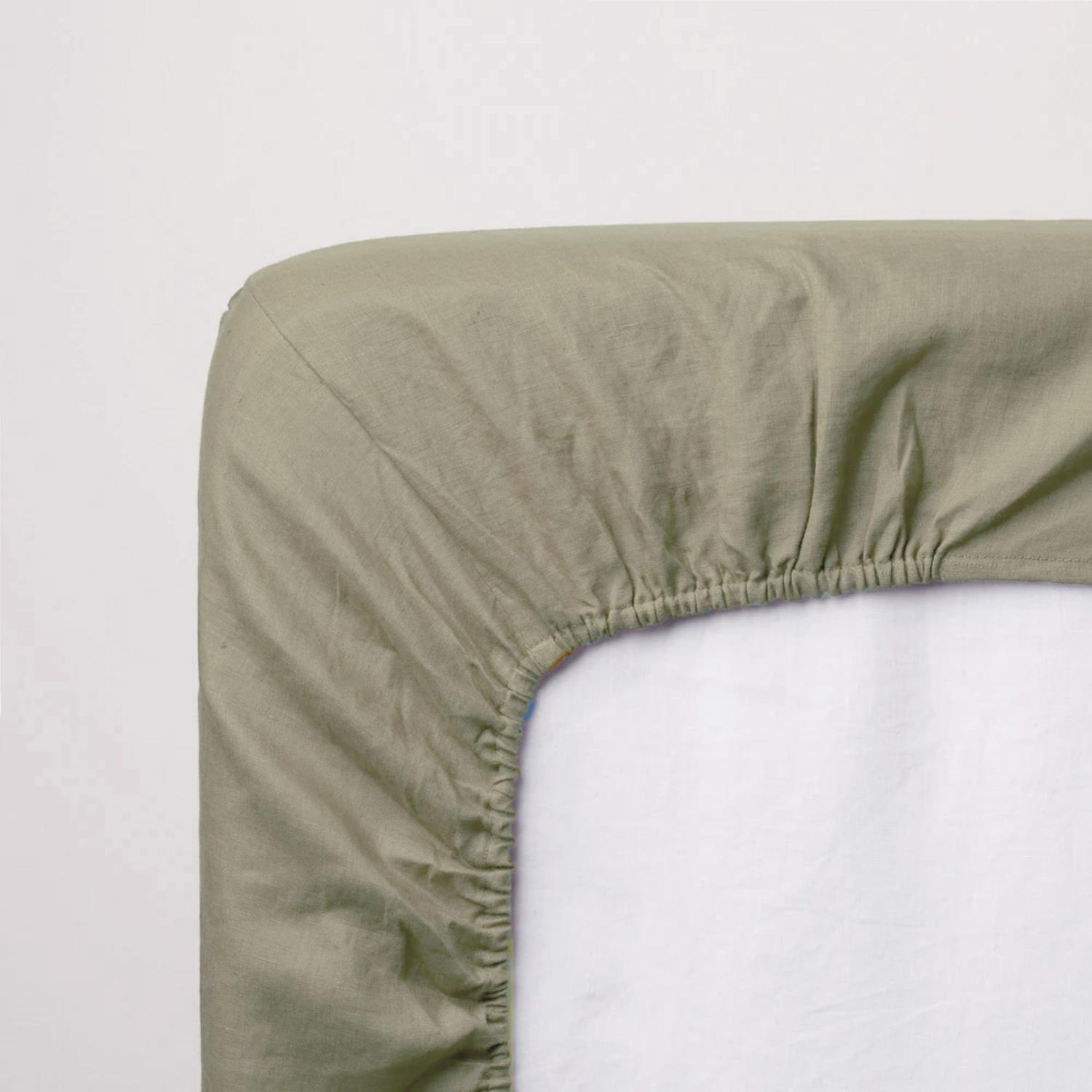 Drap-Housse Jersey VERT Mon P'tit Dodo