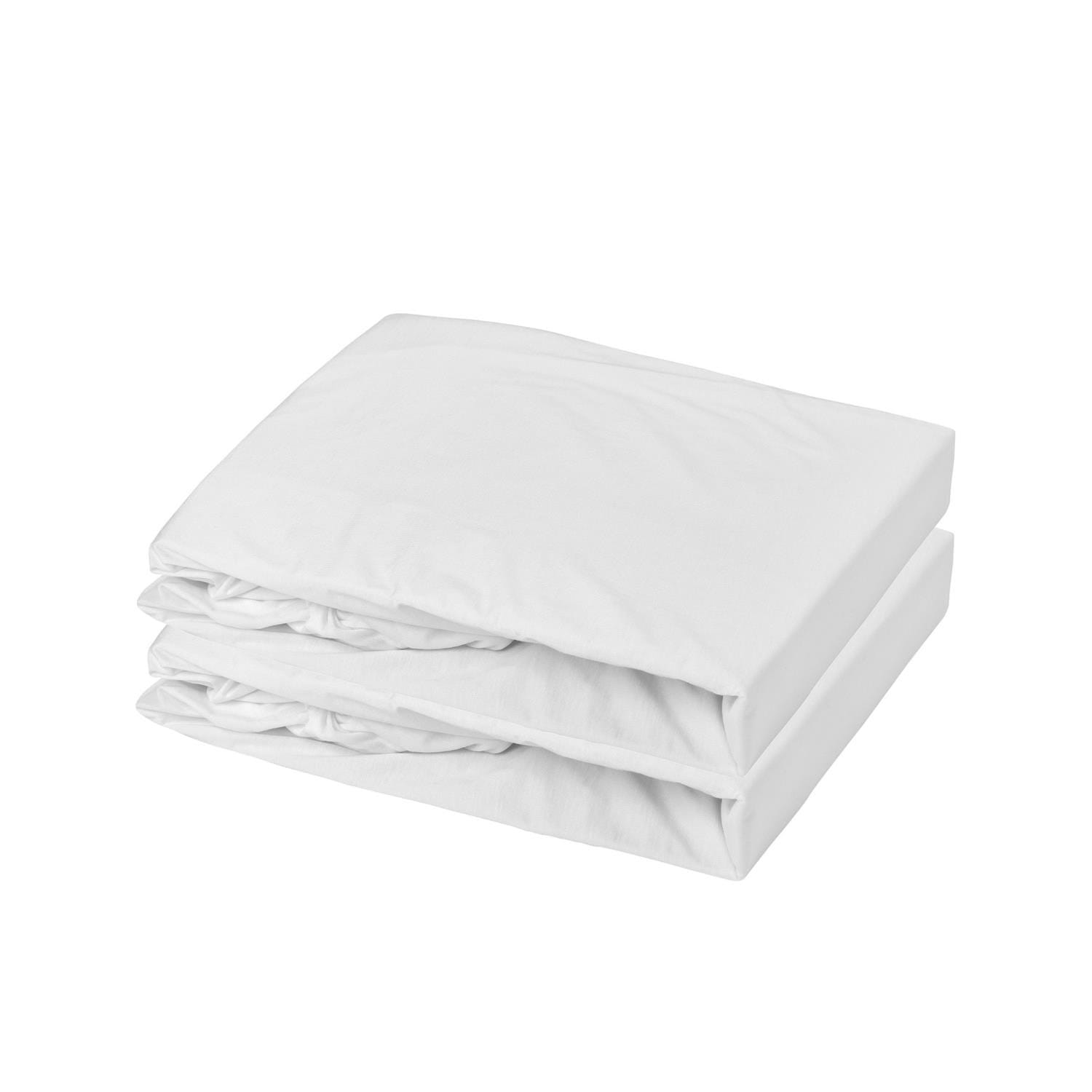 Lot 2 Draps-Housses Jersey MARRON Mon P'tit Dodo