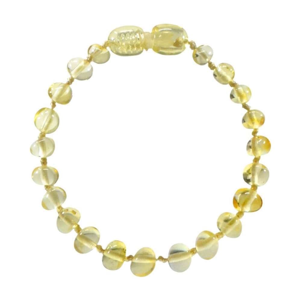 Lemon - Bracelet d'ambre JAUNE Irréversible Bijoux