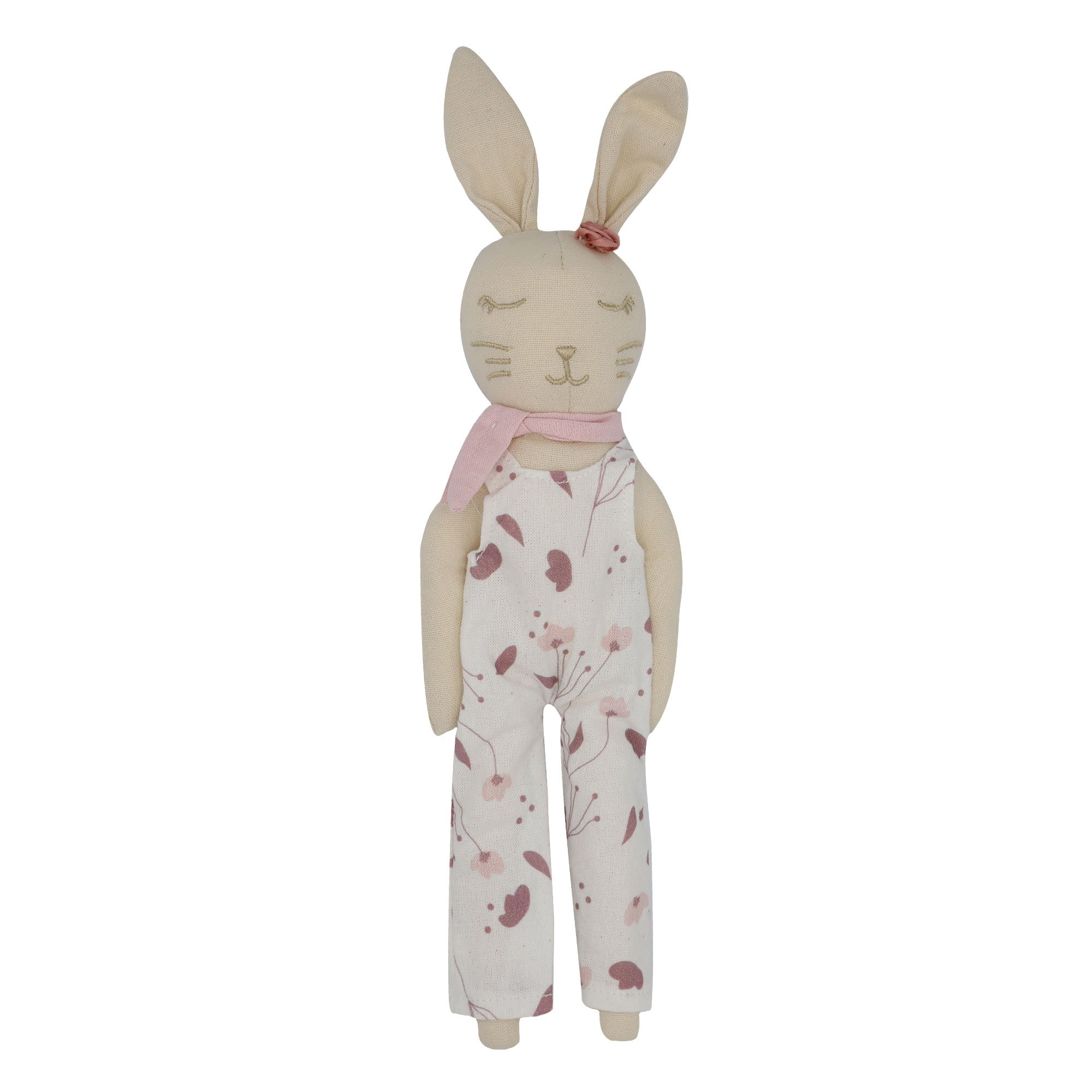 Poupée lapin ROSE Trois Kilos Sept