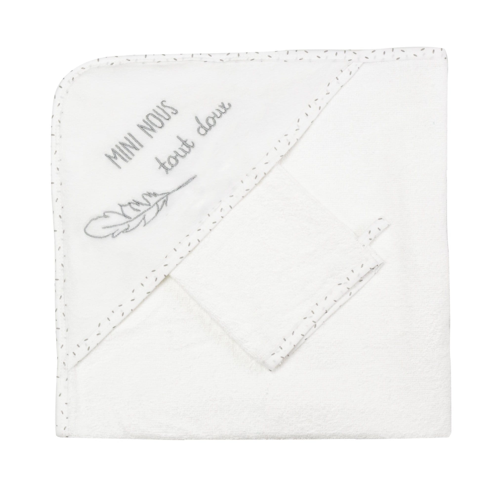 Set de bain Mini nous BLANC Trois Kilos Sept