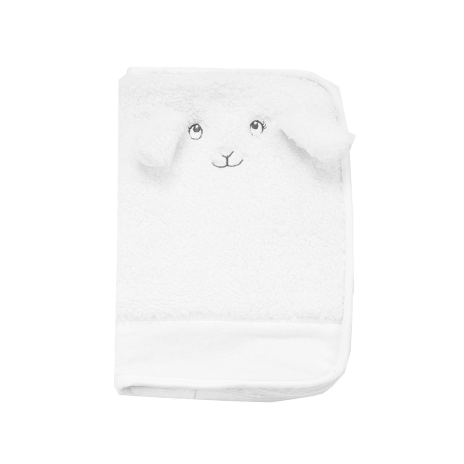 Protege carnet sante Wooly BLANC Trois Kilos Sept