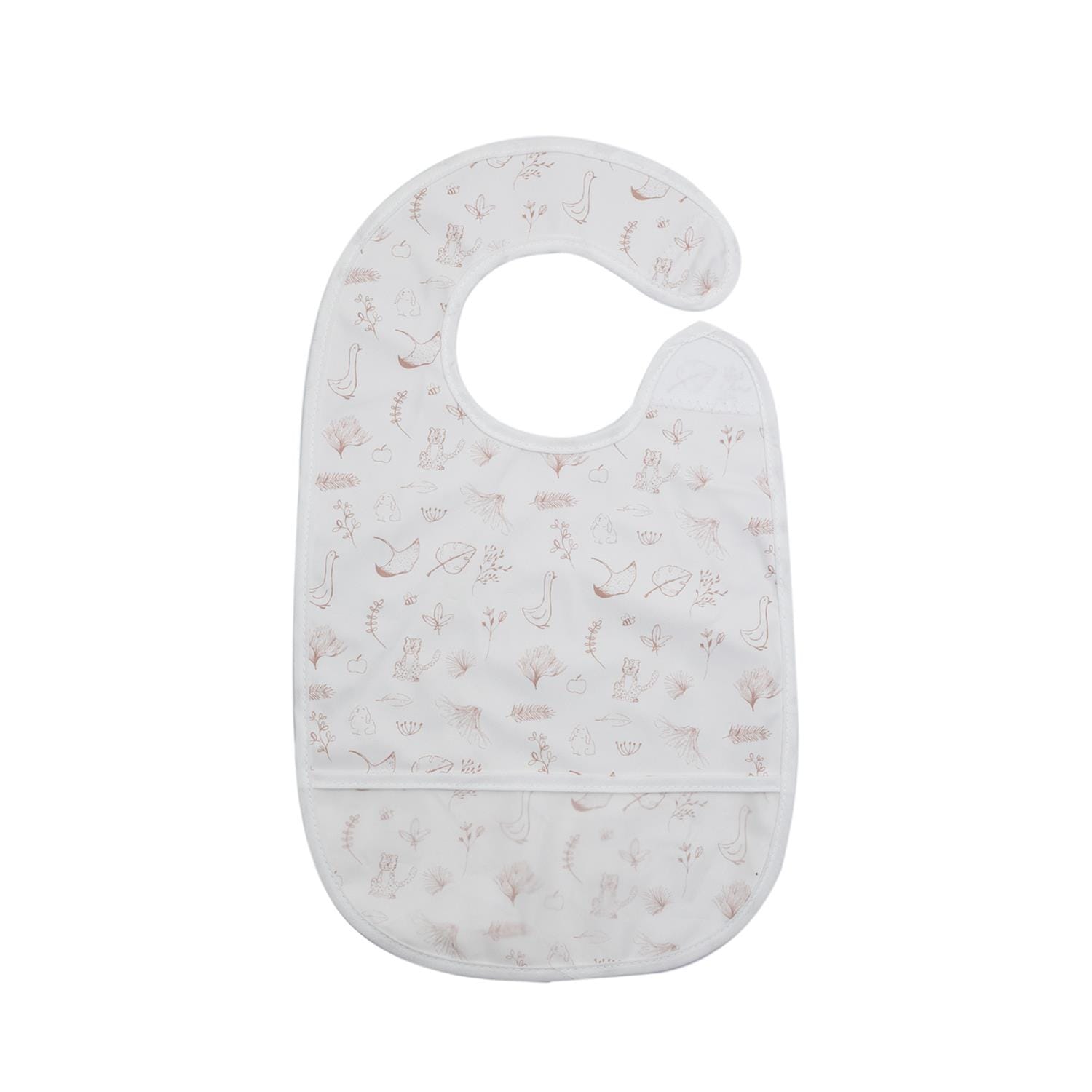 Bavoir à poche pu Wonderful BEIGE Trois Kilos Sept