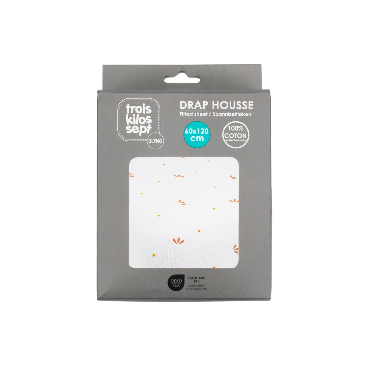 Drap Housse Gatsby Sous Boîte BEIGE Trois Kilos Sept