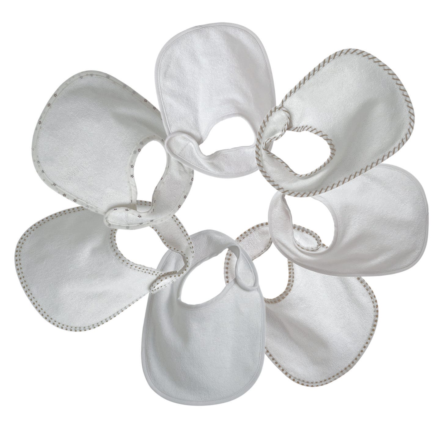 Bavoirs Naissance X7 ROSE Trois Kilos Sept