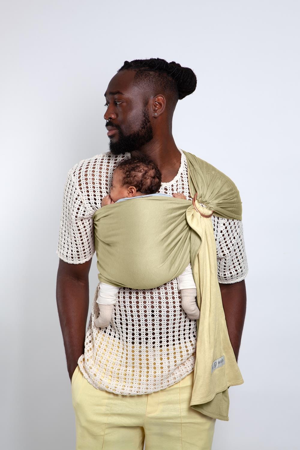 Petite Echarpe Sans Nœud JAUNE Love Radius by JPMBB