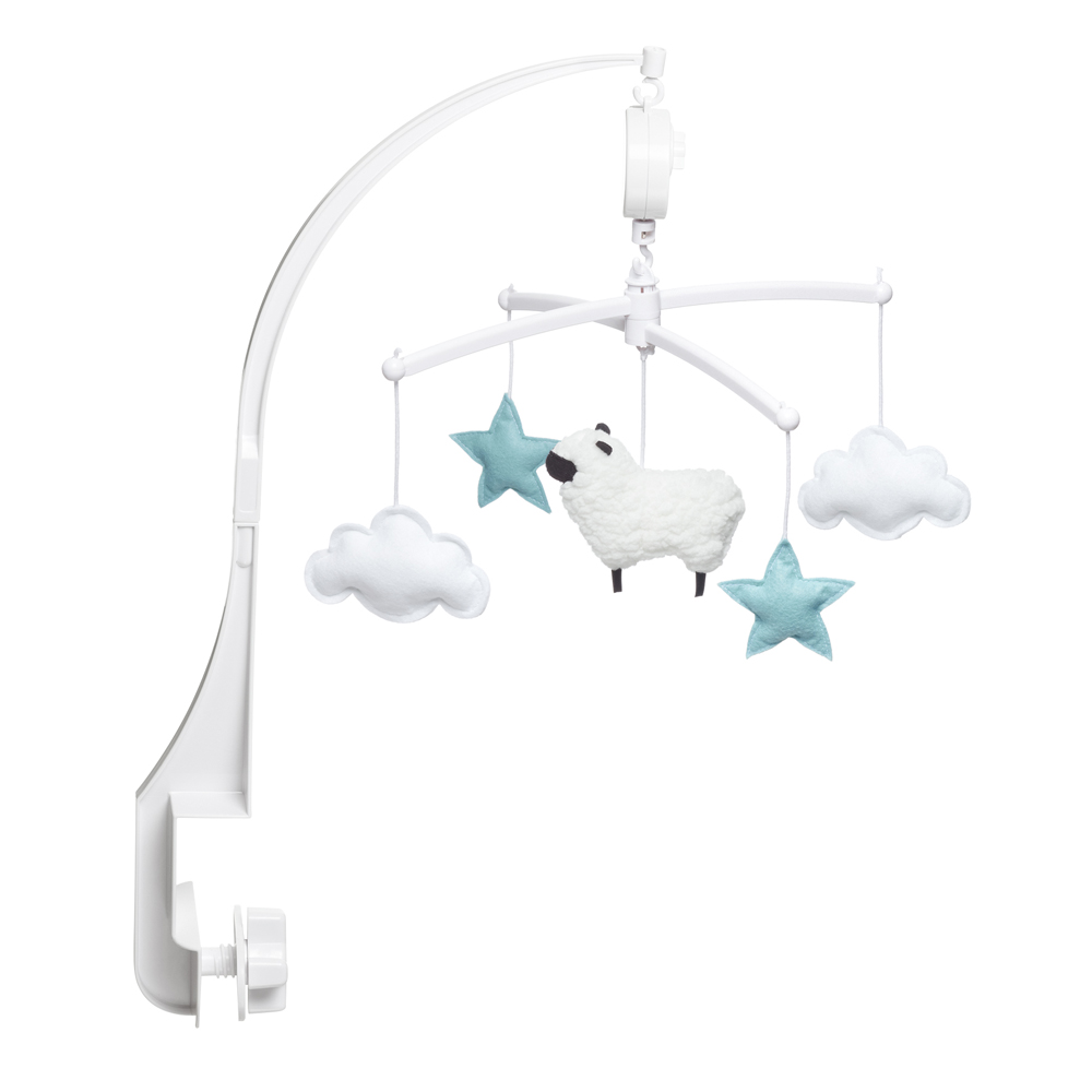mobile musical mouton MULTICOLORE Pouce et Lina