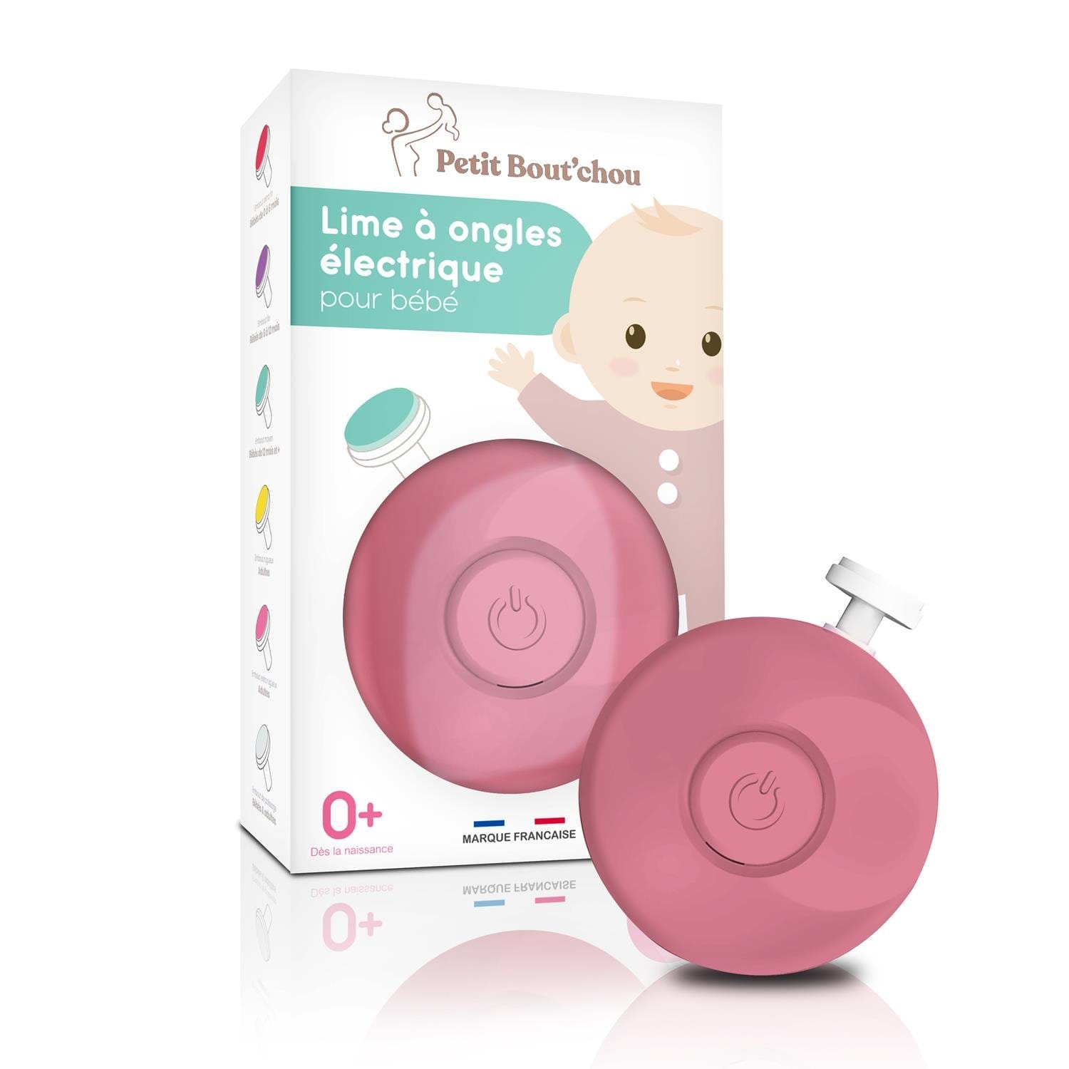 Lime à ongles éléctrique ROSE Petit nez