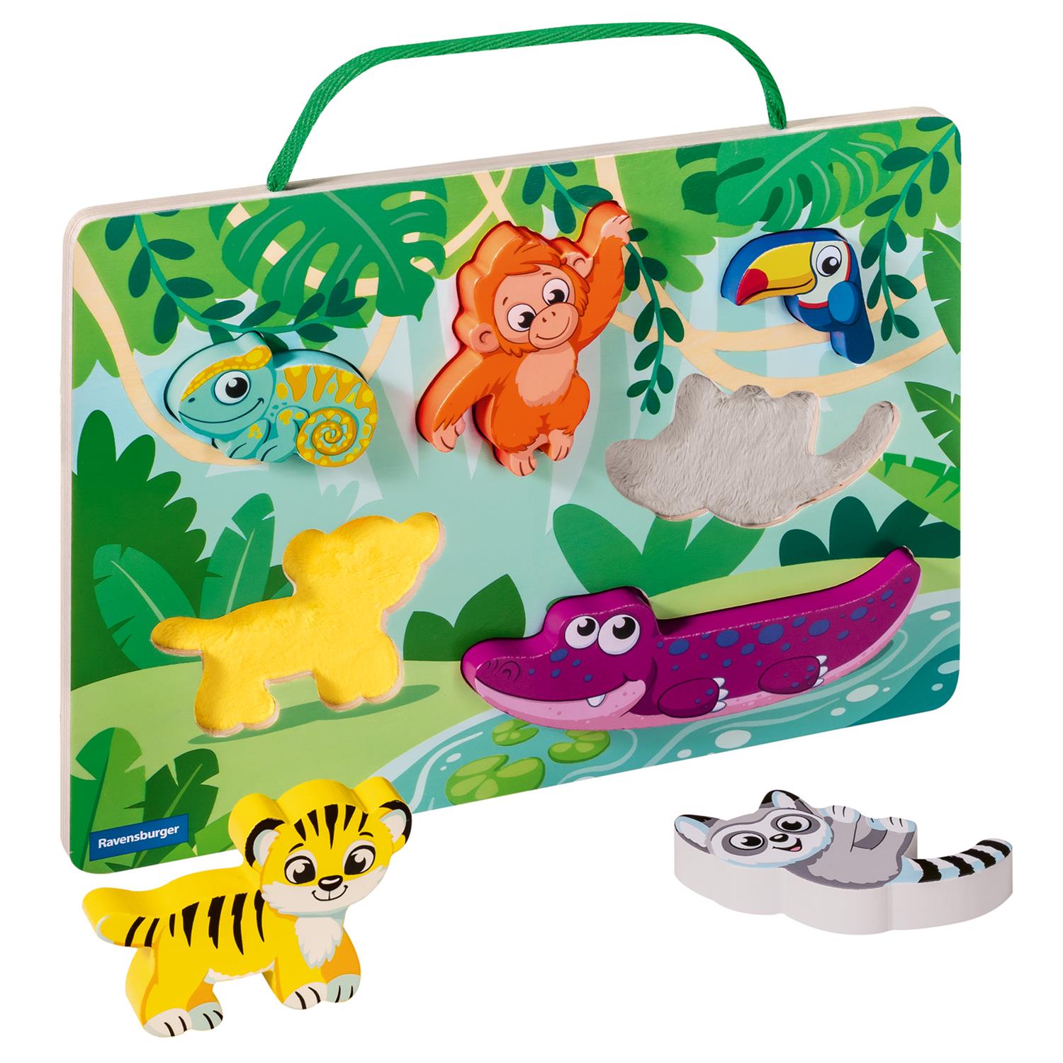 Puzzle sensoriel dans la jungle MULTICOLORE Play+