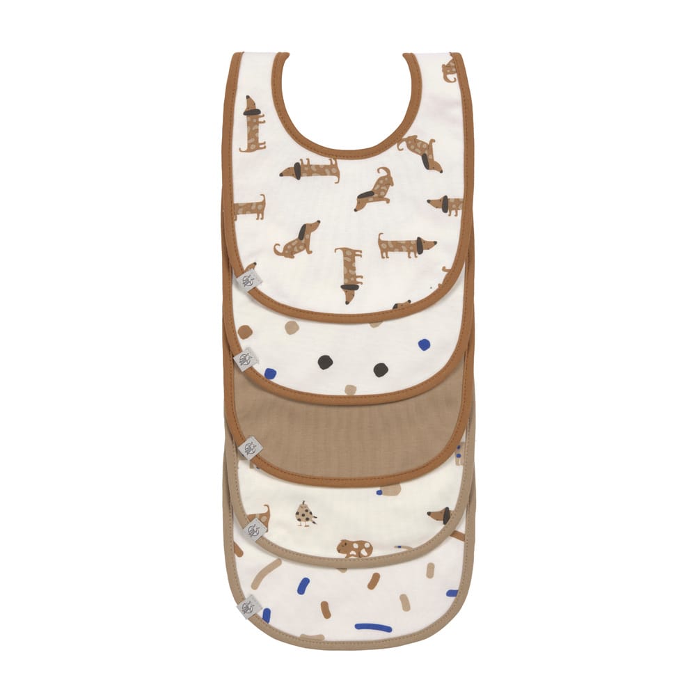 5 bavoirs éponge Little Mateys BLEU Lässig