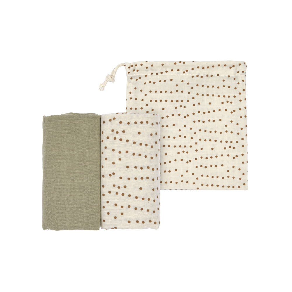 2 langes mousseline ORANGE Lässig