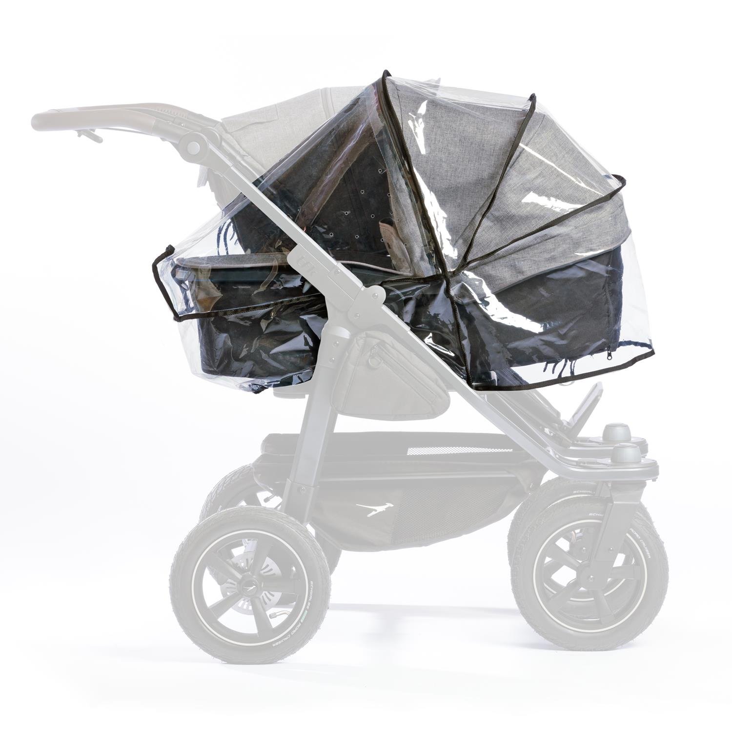 Habillage pluie pour poussette Duo2 combi NOIR TFK