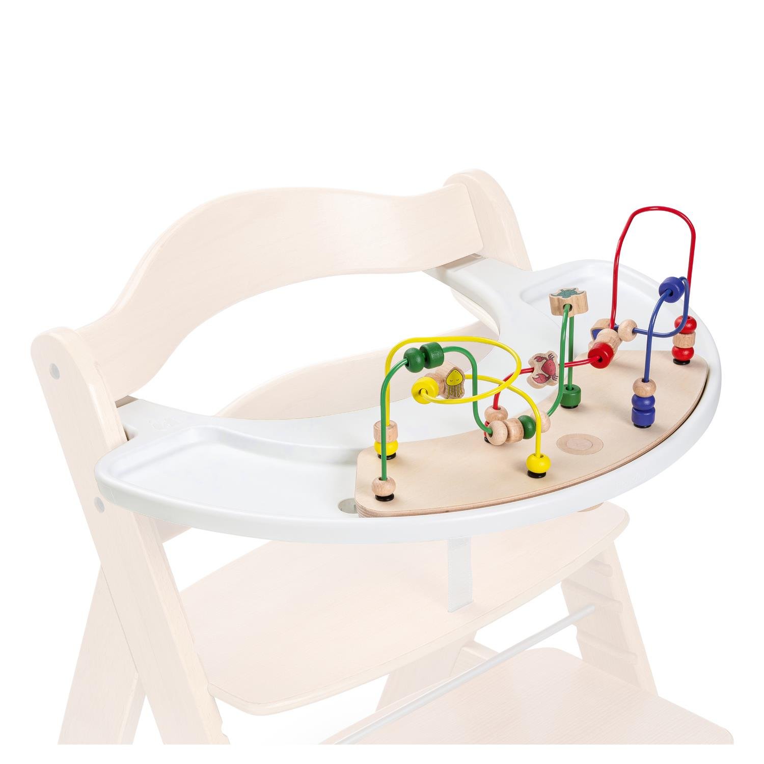 Plateau de jeu labyrinthe perles Alpha Play Moving set BLANC Hauck