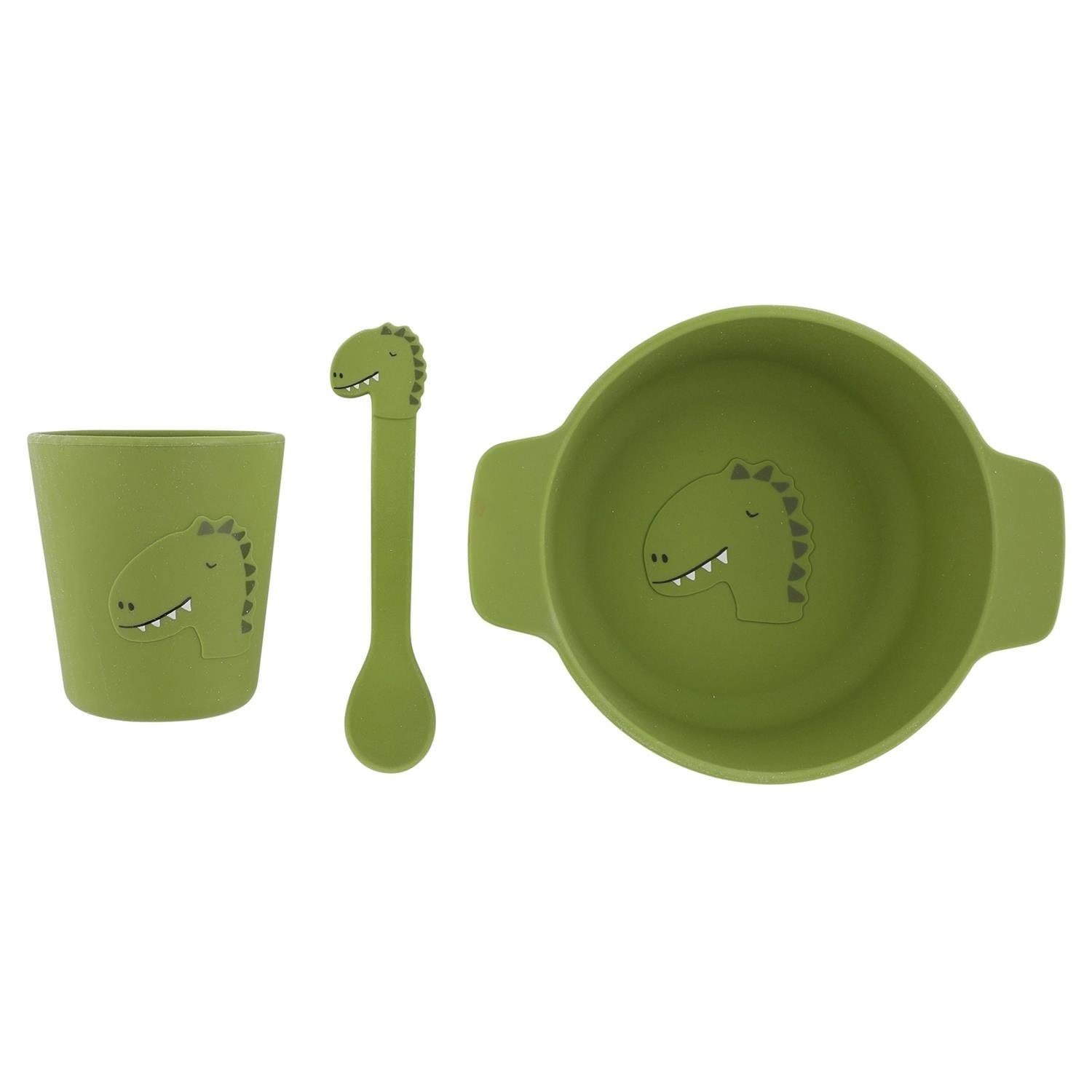 Set repas en silicone VERT Trixie