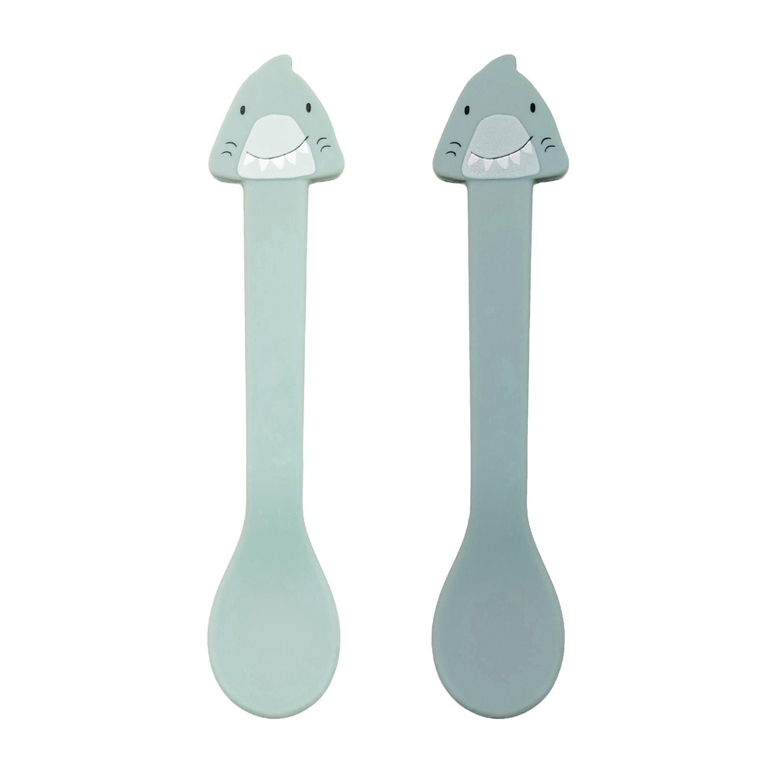 Cuillère silicone 2-pack BLEU Trixie