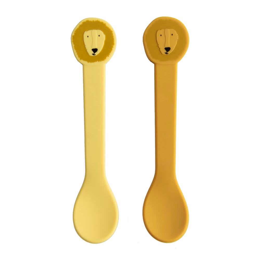 Cuillère silicone 2-pack JAUNE Trixie