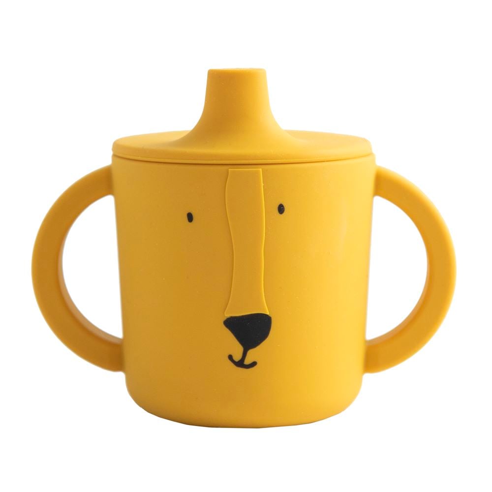 Tasse d'apprentissage en silicone JAUNE Trixie