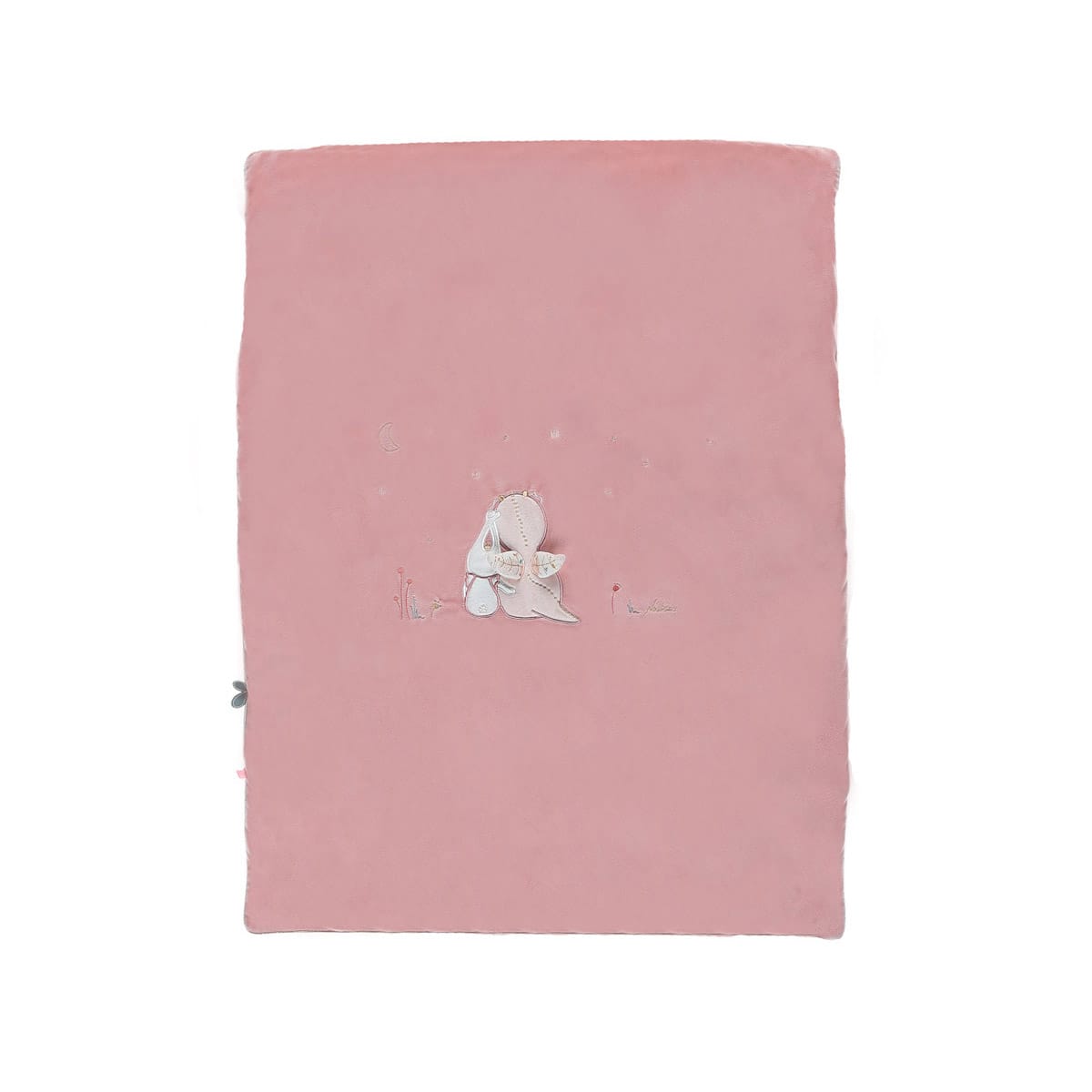 Couverture veloudoux Lina & Joy BEIGE Noukie's