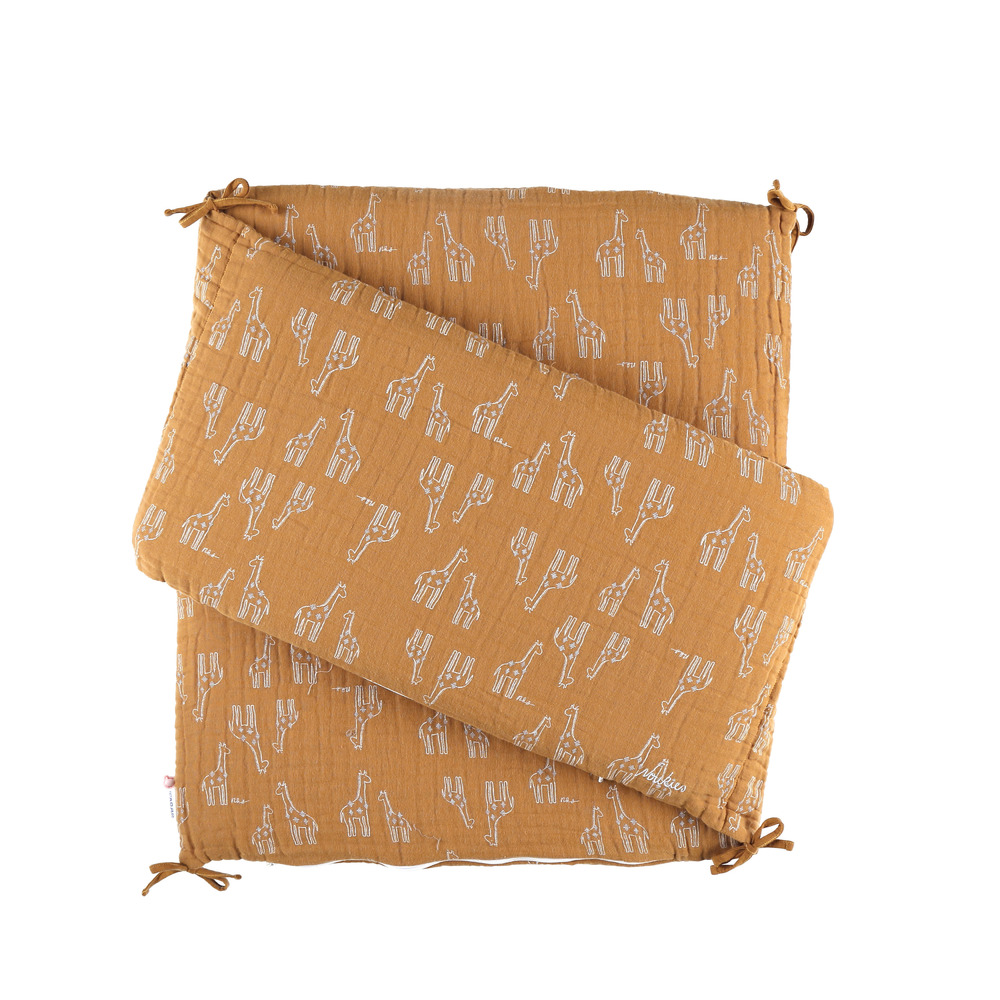 Tour de lit respirant Mix & Match JAUNE Noukie's