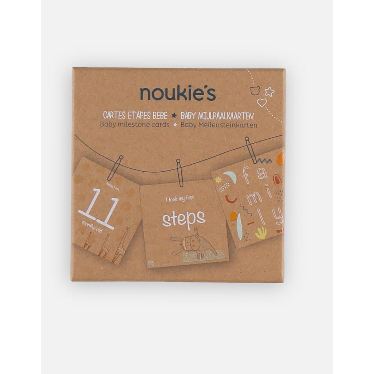 Cartes photos souvenirs bébé Mix and Match MULTICOLORE Noukie's