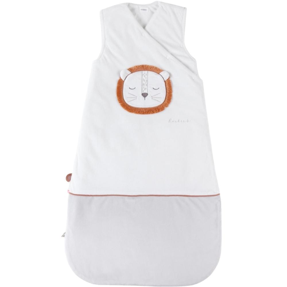 Gigoteuse veloudoux bicolore Babou et Kendi BLANC Noukie's