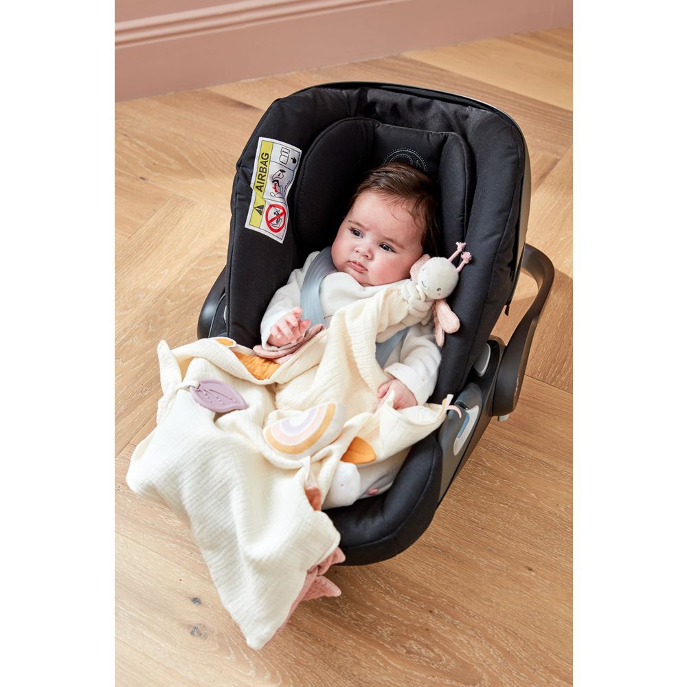 Couverture d'activité mousseline Pop BEIGE Noukie's