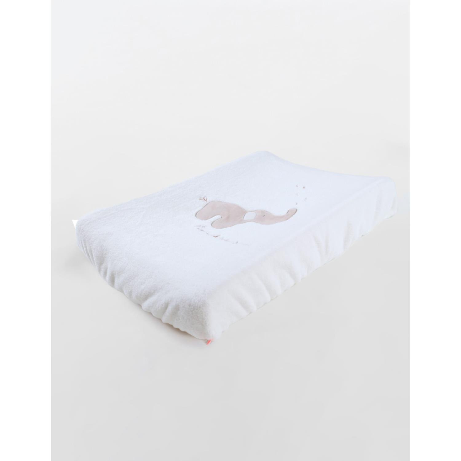 Matelas à langer et housse éponge bali Bali & Moka BLANC Noukie's